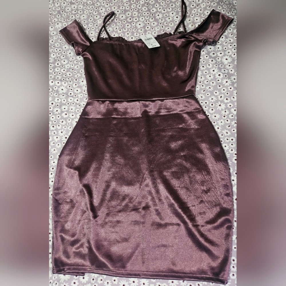 Women's dress in Mauve - Picture 5 of 6